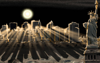 Illustration for article titled What if New York City was transported to another planet?